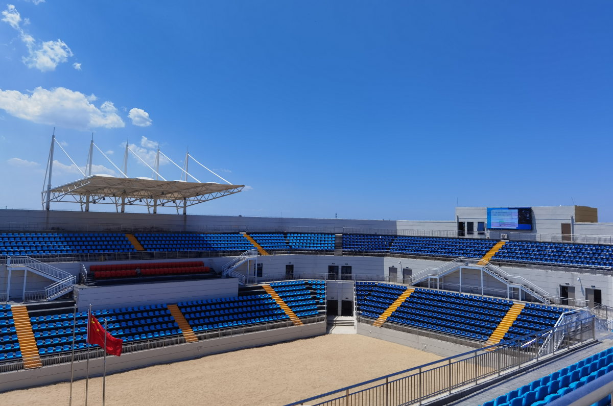 第十四届全运会大荔沙苑沙滩排球场地项目